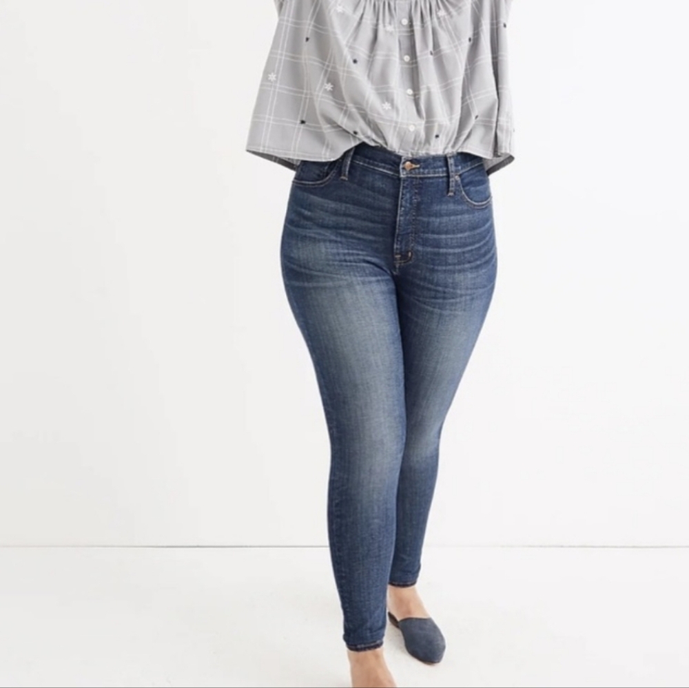 Madewell 10” High Rise Skinny jeans Size 37 NWT